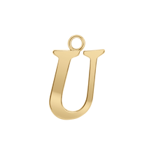 Load image into Gallery viewer, Capitolina Extra Bold Italic Initials with 1 Jump Ring (13 mm)