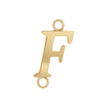 Load image into Gallery viewer, Capitolina Extra Bold Italic Initials with 2 Jump Rings (13 mm)