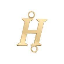 Load image into Gallery viewer, Capitolina Extra Bold Italic Initials with 2 Jump Rings (13 mm)