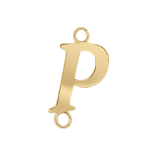 Load image into Gallery viewer, Capitolina Extra Bold Italic Initials with 2 Jump Rings (13 mm)