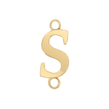 Load image into Gallery viewer, Capitolina Extra Bold Italic Initials with 2 Jump Rings (13 mm)