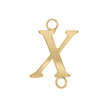 Load image into Gallery viewer, Capitolina Extra Bold Italic Initials with 2 Jump Rings (13 mm)
