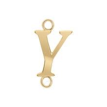 Load image into Gallery viewer, Capitolina Extra Bold Italic Initials with 2 Jump Rings (13 mm)