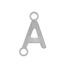 Load image into Gallery viewer, Highway Gothic Initials with 2 Jump Rings (6 mm)