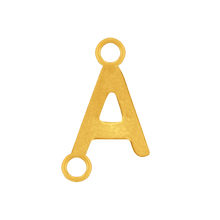 Load image into Gallery viewer, Highway Gothic Initials with 2 Jump Rings (6 mm)