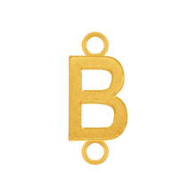 Load image into Gallery viewer, Highway Gothic Initials with 2 Jump Rings (6 mm)