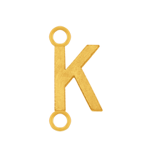 Load image into Gallery viewer, Highway Gothic Initials with 2 Jump Rings (6 mm)