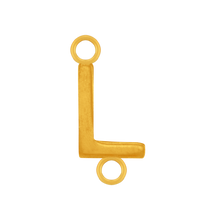 Load image into Gallery viewer, Highway Gothic Initials with 2 Jump Rings (6 mm)