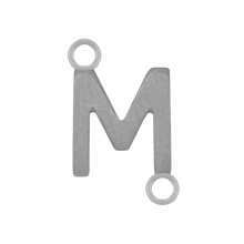 Load image into Gallery viewer, Highway Gothic Initials with 2 Jump Rings (6 mm)