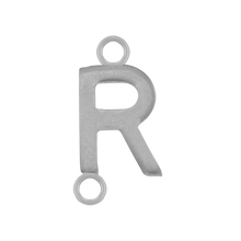 Load image into Gallery viewer, Highway Gothic Initials with 2 Jump Rings (6 mm)