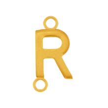 Load image into Gallery viewer, Highway Gothic Initials with 2 Jump Rings (6 mm)