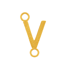 Load image into Gallery viewer, Highway Gothic Initials with 2 Jump Rings (6 mm)