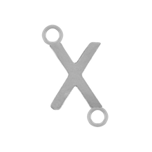 Load image into Gallery viewer, Highway Gothic Initials with 2 Jump Rings (6 mm)