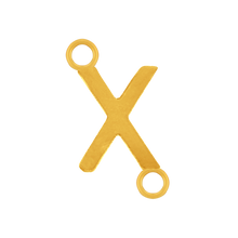 Load image into Gallery viewer, Highway Gothic Initials with 2 Jump Rings (6 mm)