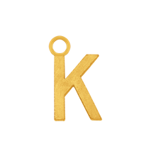 Load image into Gallery viewer, Highway Gothic Initials with 1 Jump Ring (6 mm)