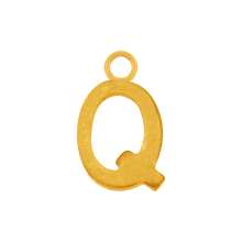 Load image into Gallery viewer, Highway Gothic Initials with 1 Jump Ring (6 mm)