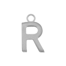 Load image into Gallery viewer, Highway Gothic Initials with 1 Jump Ring (6 mm)