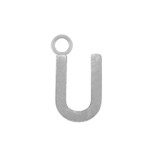 Load image into Gallery viewer, Highway Gothic Initials with 1 Jump Ring (6 mm)