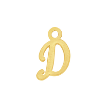 Load image into Gallery viewer, Script Initials with 1 Jump Ring (7 mm)