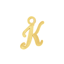 Load image into Gallery viewer, Script Initials with 1 Jump Ring (7 mm)