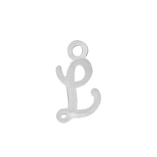 Load image into Gallery viewer, Script Initials with 1 Jump Ring (7 mm)