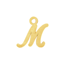 Load image into Gallery viewer, Script Initials with 1 Jump Ring (7 mm)