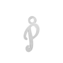 Load image into Gallery viewer, Script Initials with 1 Jump Ring (7 mm)