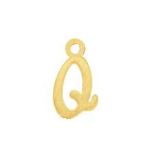 Load image into Gallery viewer, Script Initials with 1 Jump Ring (7 mm)