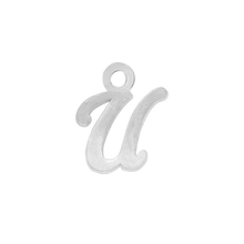 Load image into Gallery viewer, Script Initials with 1 Jump Ring (7 mm)