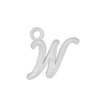 Load image into Gallery viewer, Script Initials with 1 Jump Ring (7 mm)