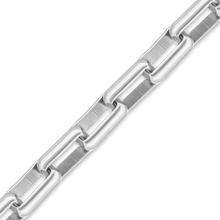 Load image into Gallery viewer, Bulk / Spooled Elongated (Inka) Box Chain in Sterling Silver (2.80 mm - 6.50 mm)