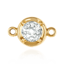 Load image into Gallery viewer, ITI NYC Round Illusion Bezel with Rings in 14K Gold (1.30 mm - 4.00 mm)