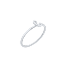 Load image into Gallery viewer, Script Initial Ring in Sterling Silver