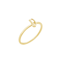Load image into Gallery viewer, Script Initial Ring in Sterling Silver