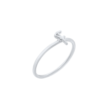 Load image into Gallery viewer, Script Initial Ring in Sterling Silver