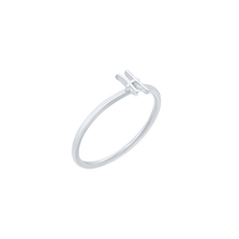 Load image into Gallery viewer, Script Initial Ring in Sterling Silver
