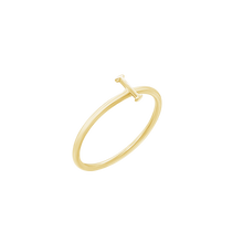 Load image into Gallery viewer, Script Initial Ring in Sterling Silver