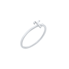 Load image into Gallery viewer, Script Initial Ring in Sterling Silver