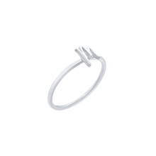 Load image into Gallery viewer, Script Initial Ring in Sterling Silver