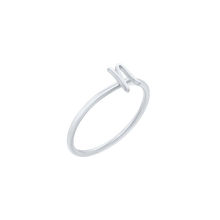 Load image into Gallery viewer, Script Initial Ring in Sterling Silver