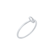 Load image into Gallery viewer, Script Initial Ring in Sterling Silver