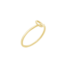 Load image into Gallery viewer, Script Initial Ring in Sterling Silver