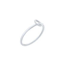Load image into Gallery viewer, Script Initial Ring in Sterling Silver