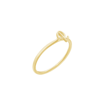 Load image into Gallery viewer, Script Initial Ring in Sterling Silver