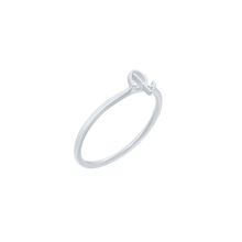 Load image into Gallery viewer, Script Initial Ring in Sterling Silver