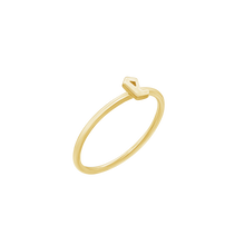 Load image into Gallery viewer, Gothic Initial Ring in Sterling Silver