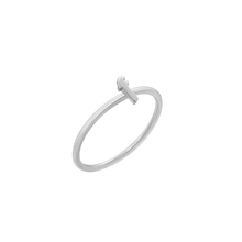Load image into Gallery viewer, Gothic Initial Ring in Sterling Silver