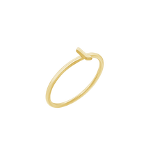 Load image into Gallery viewer, Gothic Initial Ring in Sterling Silver