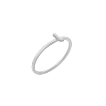 Load image into Gallery viewer, Gothic Initial Ring in Sterling Silver