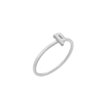 Load image into Gallery viewer, Gothic Initial Ring in Sterling Silver